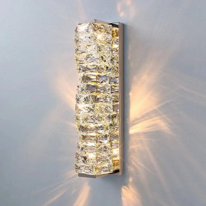 ÉléganceLumi - Applique Murale en Cristal Doré