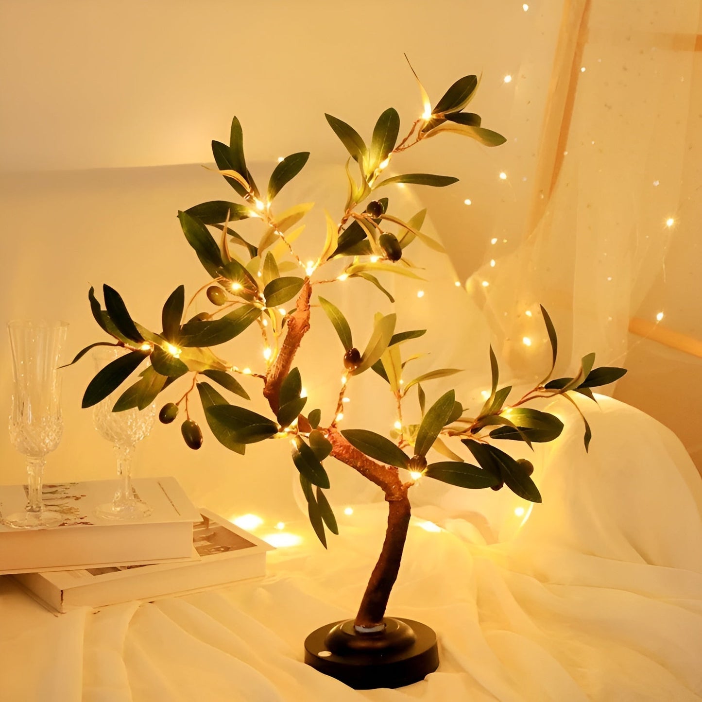 Lampe Arbre Magique avec - Éclairage LED Étincelant