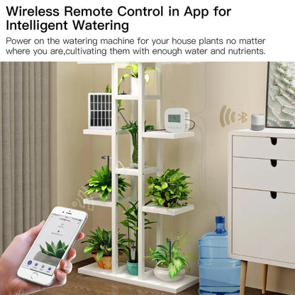Tuya Smart Water Pump Timer - Contrôle d'arrosage par irrigation micro-goutte WiFi via les applications SmartLife Google Alexa
