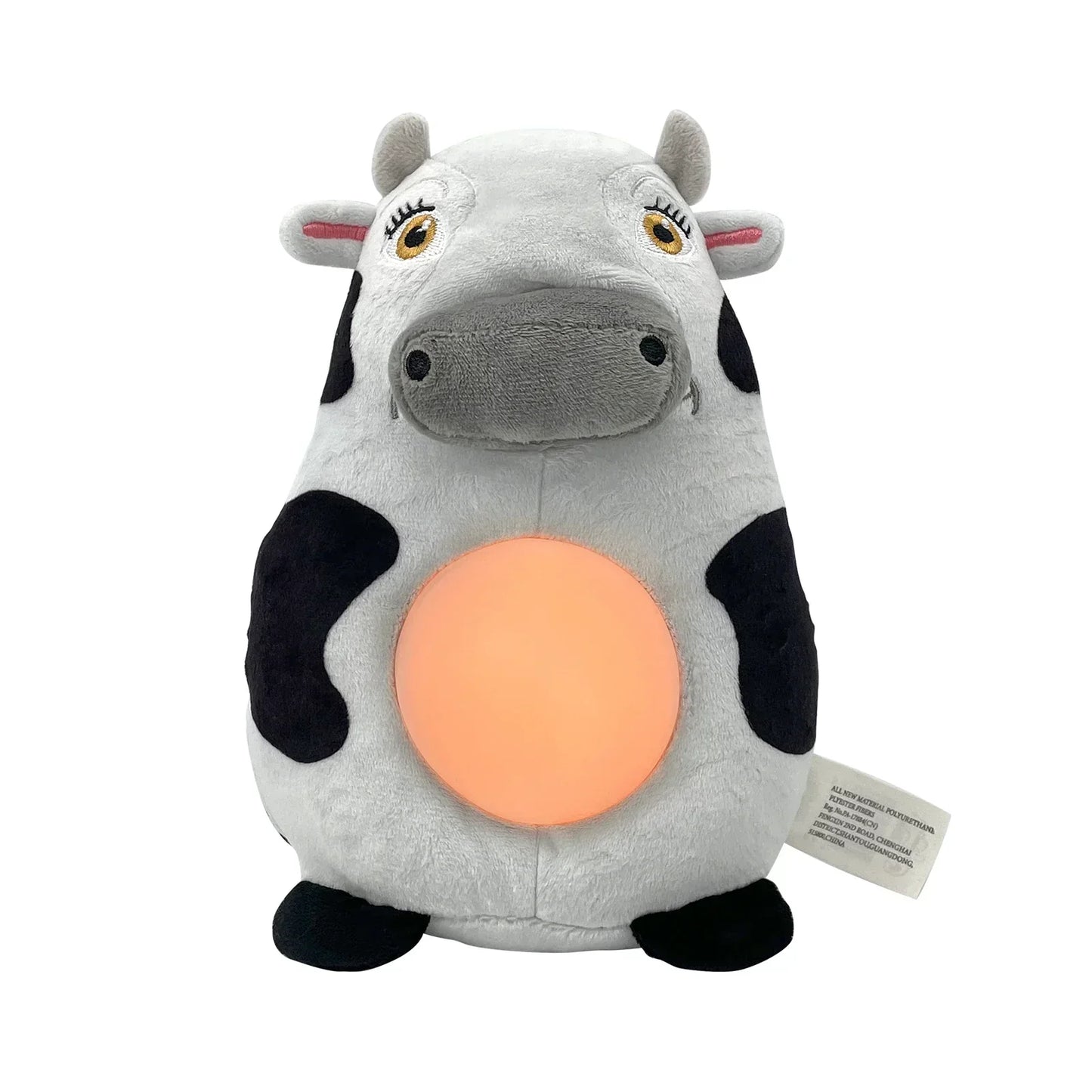 Floroux - Poule en peluche avec des mélodies douces et une lumière apaisante pour les bébés