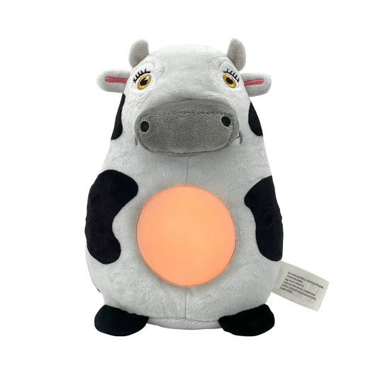 Floroux - Poule en peluche avec des mélodies douces et une lumière apaisante pour les bébés