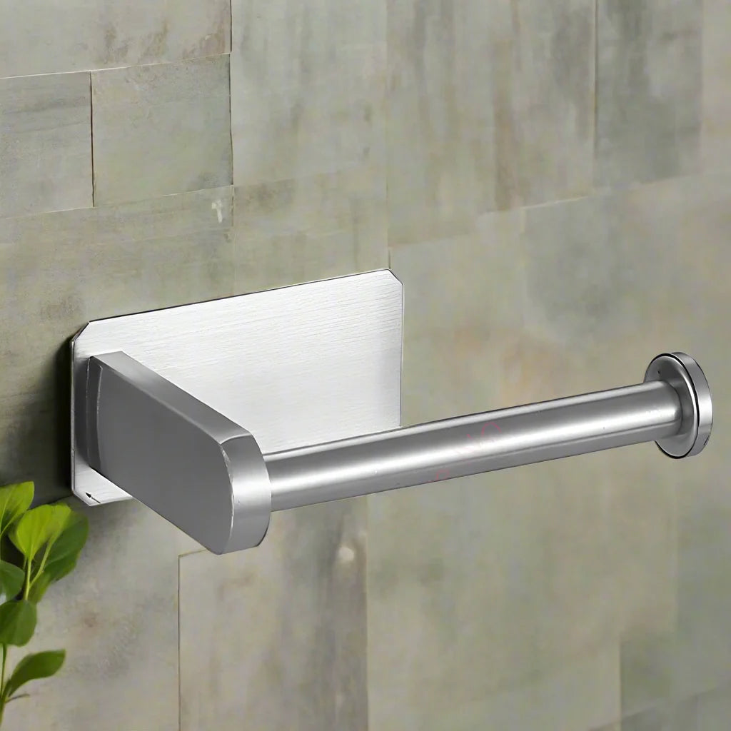 Support de rouleau de papier adhésif en acier inoxydable Stella – Organisateur de salle de bain et de cuisine