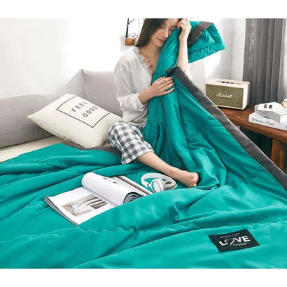 Couverture de lit en patchwork moderne - Confort luxueux pour chaque maison