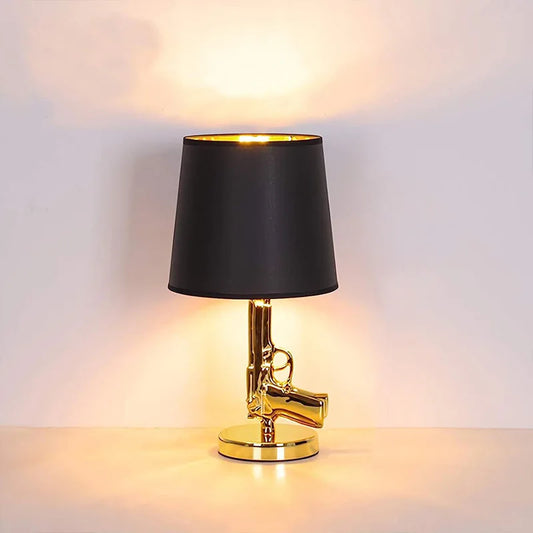 Artistic Glow – Lampe de bureau en forme de pistolet innovante