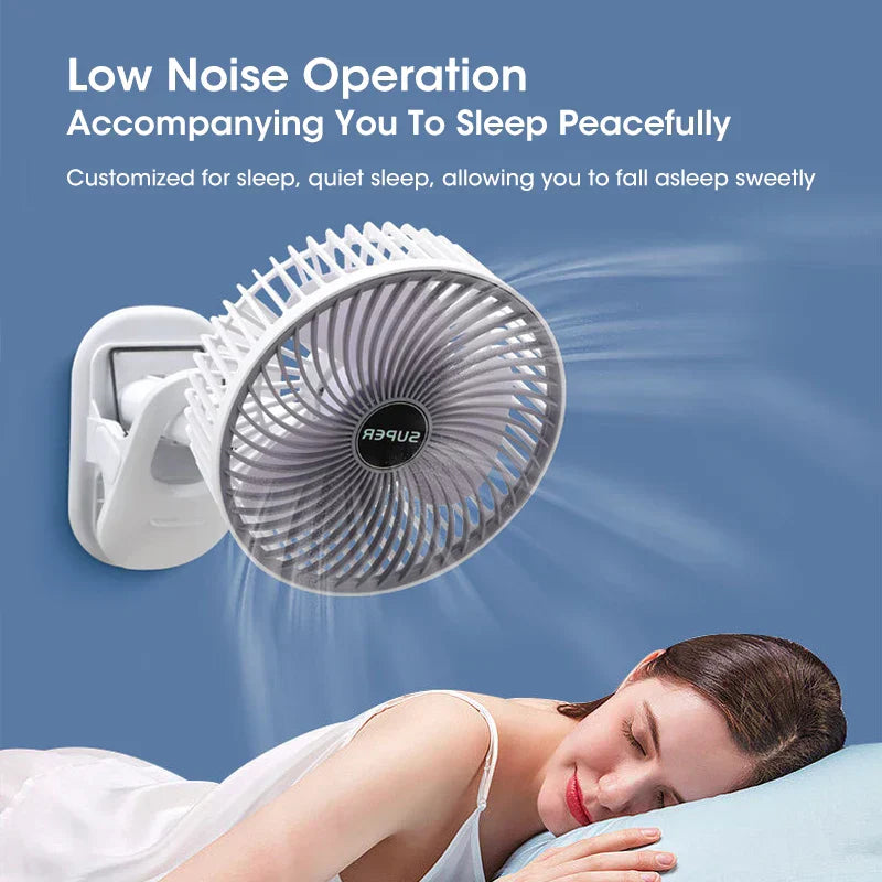 BreezeWave 4-en-1 Ventilateur - Refroidissement Puissant pour Chaque Situation