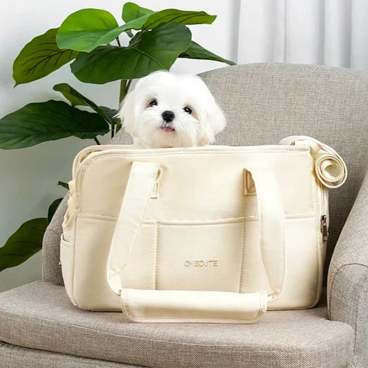 Floroux - Sac à épaule confortable pour petits chiens