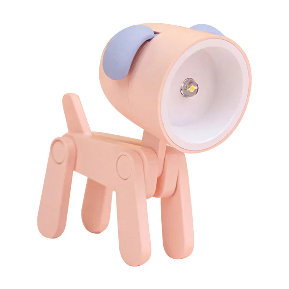 Floroux Cute LED Night Light | Mini Pet Design | Dog, Deer & Dinosaur | Foldable Table Lamp for Children's Room