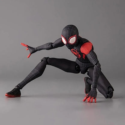 Marvel Spider-Man Miles Morales Figurine en PVC - Modèle de Jouet Sentinel Détails pour les Fans de Into the Spider-Verse 13cm (5.1 pouces)