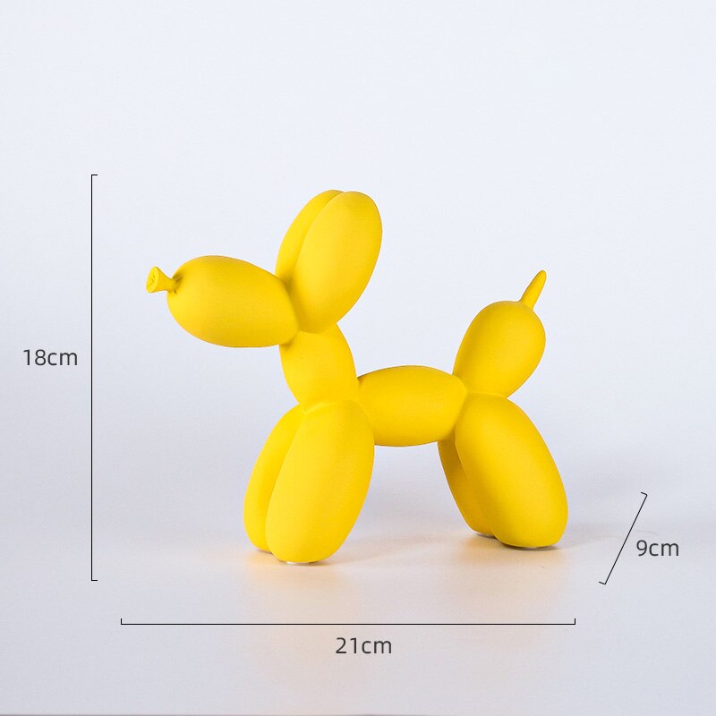 Floroux decorative resin figurine for dog | Nordic style | Decoration for living room and children's room | Gift idea
