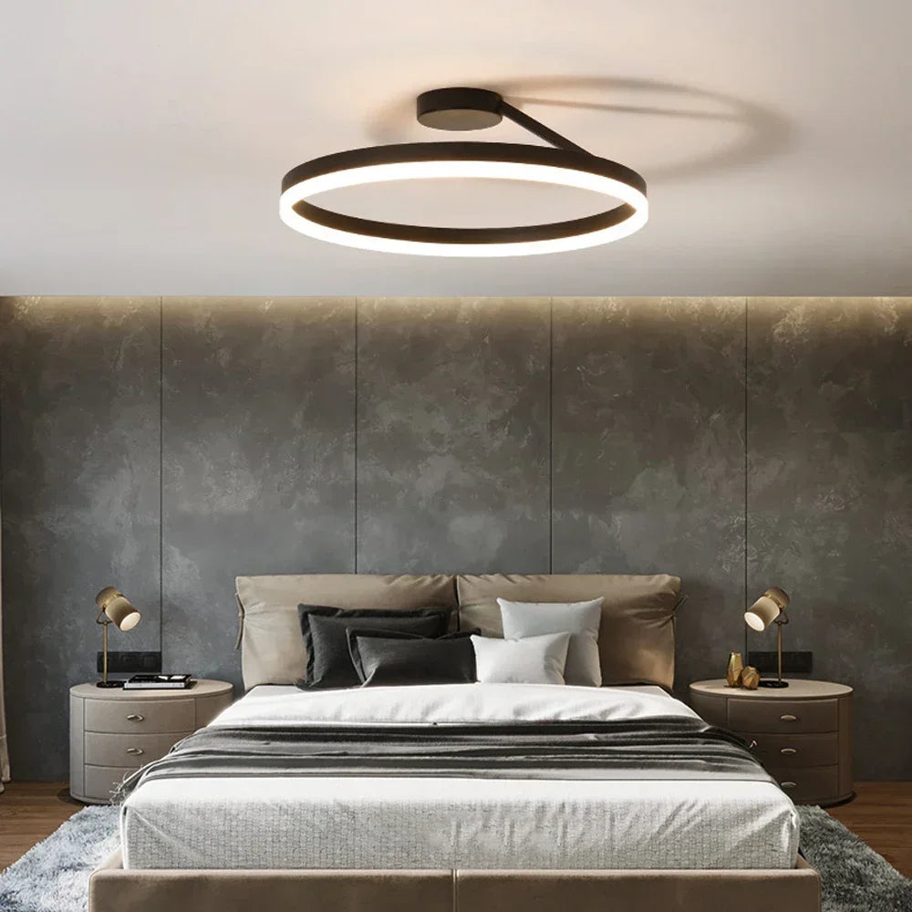 NordLumi – Plafonnier LED Anneau Romantique pour Chambre