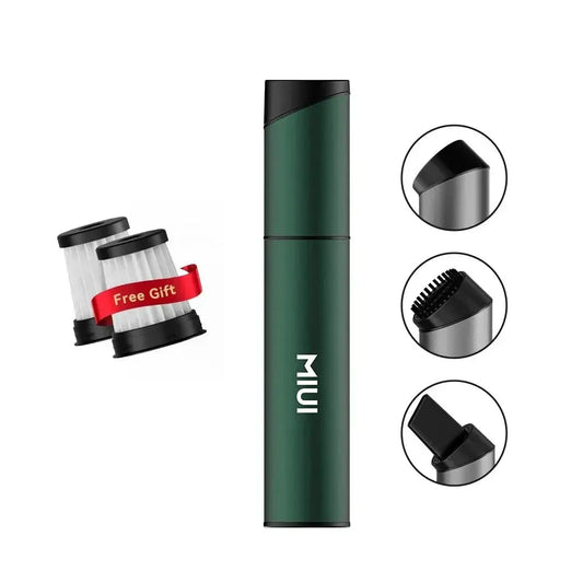 NettoyagePlus - Aspirateur Portable Sans Fil avec 3 Têtes d'Aspiration Rechargeable USB