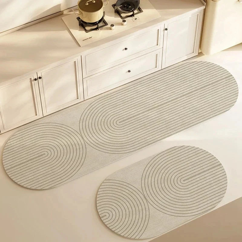 FreshStep – Tapis de Cuisine Antidérapant Luxe pour Style