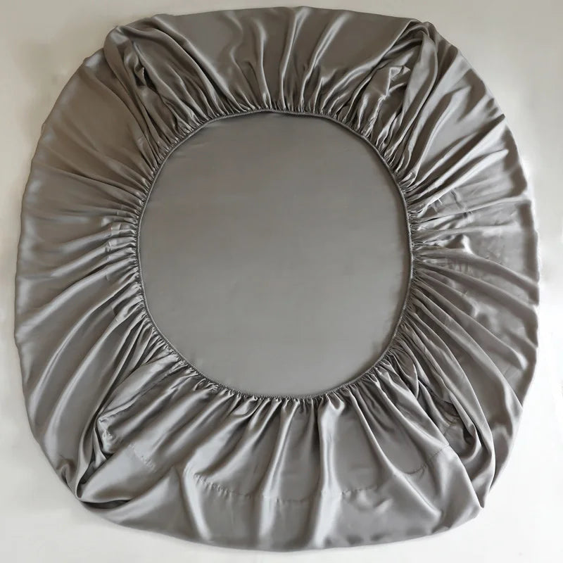 Douceur Royale – Drap-housse en Soie Mulberry Premium