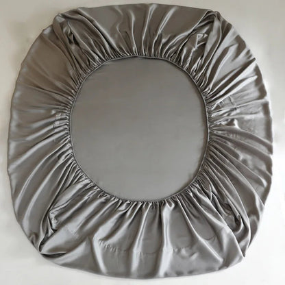 Douceur Royale – Drap-housse en Soie Mulberry Premium