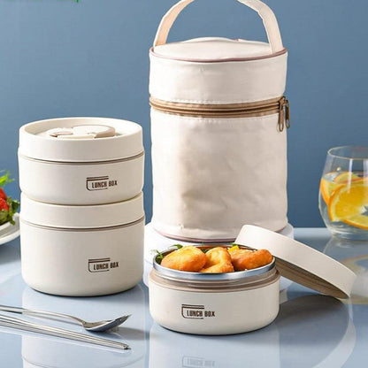 Set de lunchbox isolé intelligent | Idéal pour le travail et les voyages