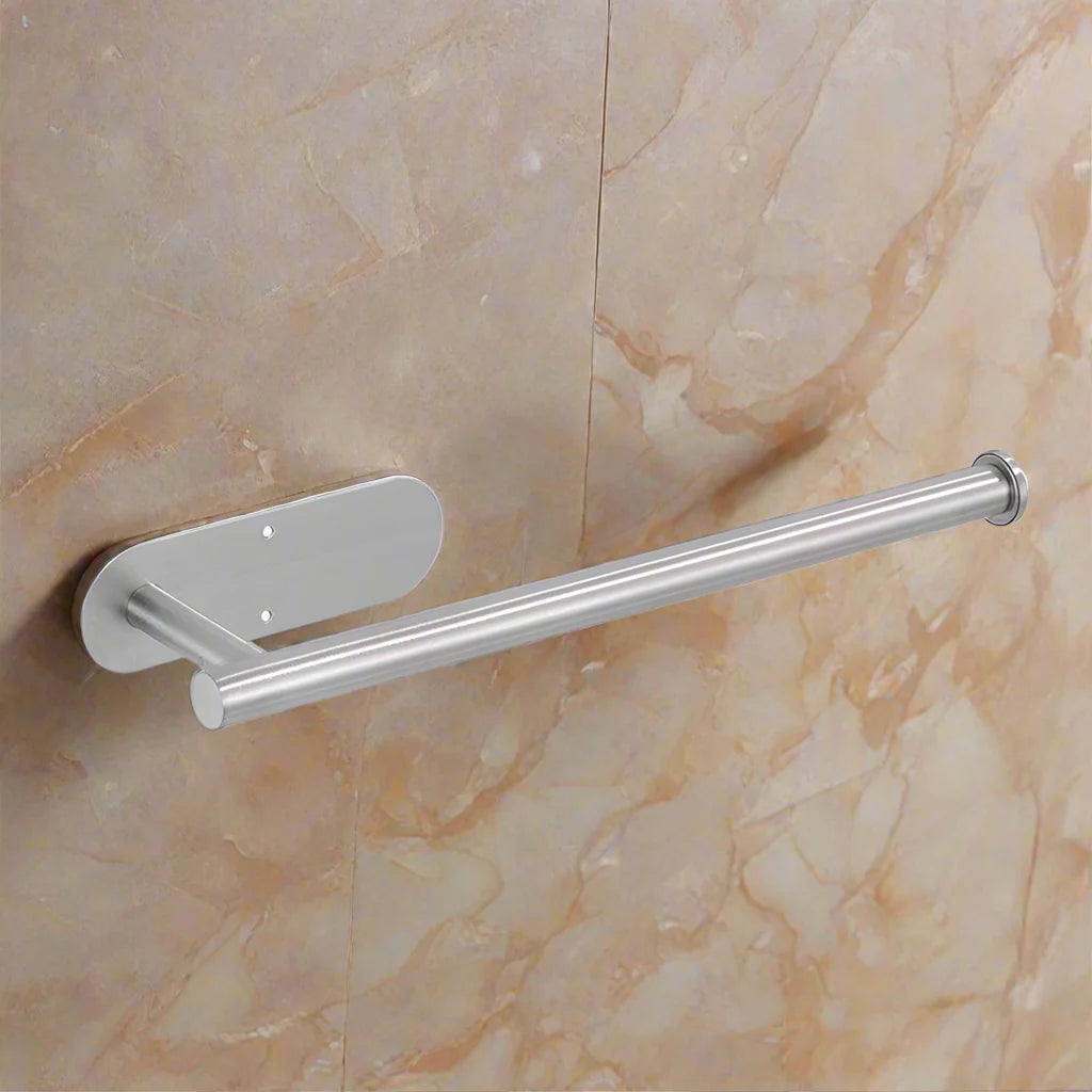 Support de rouleau de papier adhésif en acier inoxydable Stella – Organisateur de salle de bain et de cuisine
