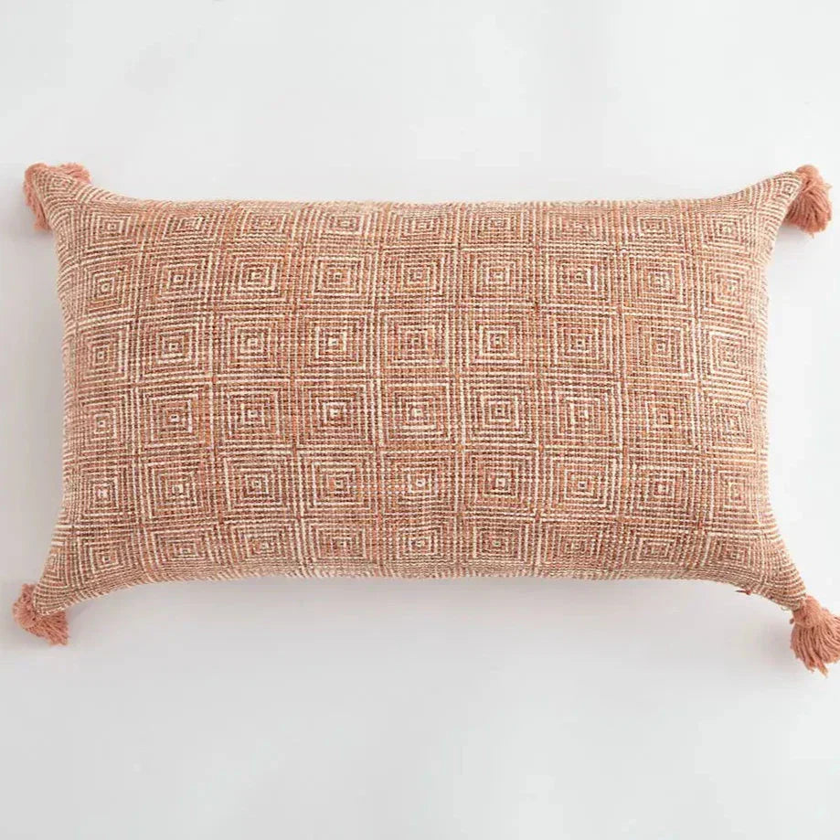 Elegance Loft Housse de coussin - Housse de coussin avec des franges ludiques pour tout intérieur