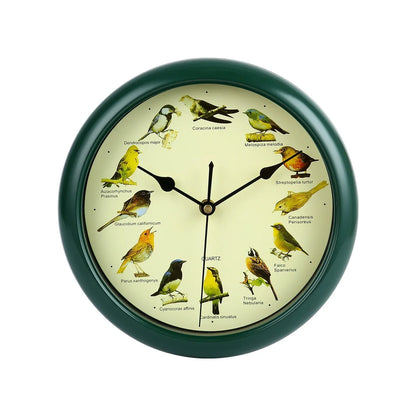 BirdSong Horloge – Horloge Murale de 10 Pouces pour Intérieur Élégant