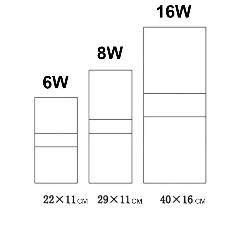 Floroux Détecteur de mouvement Applique murale | Design en aluminium moderne | Idéal pour le couloir, la cuisine, la chambre