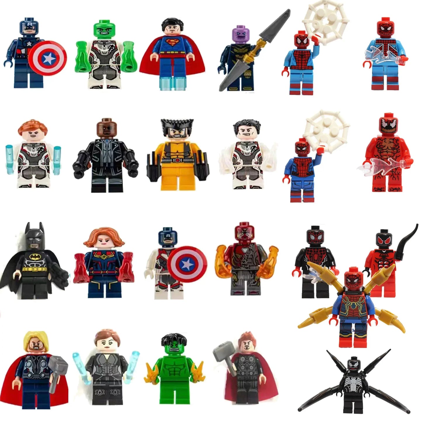 Calendrier de l'Avent de Noël 2024 pour enfants - 24 miniatures surprises des fêtes, cadeau de compte à rebours amusant