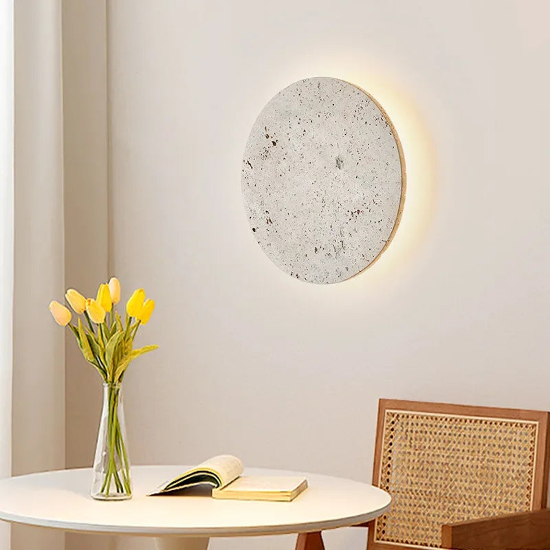 EarthRadiance, applique murale en pierre naturelle