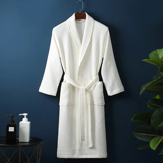 Premium bathrobe Floroux in cotton | Soft and breathable | Perfect for men and women | With pockets