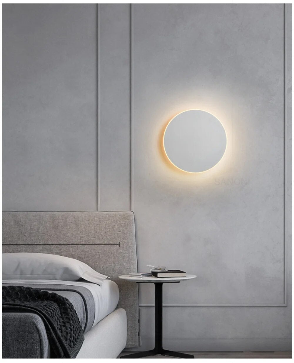 Floroux - Applique murale LED ronde