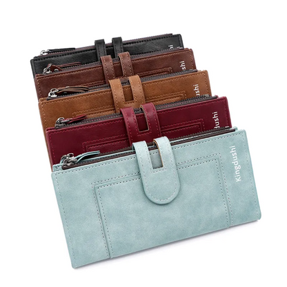 ElegantLeather – Long Leather Wallet for Women