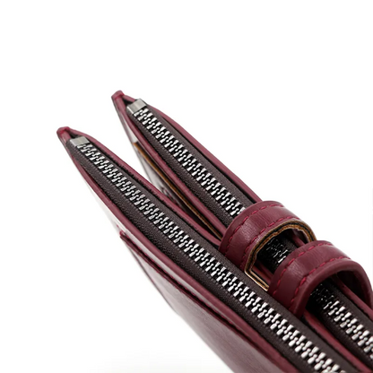ElegantLeather – Long Leather Wallet for Women