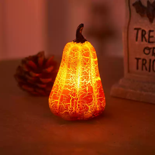 Lumière nocturne LED citrouille cassée - Cadeau parfait pour les enfants et les filles