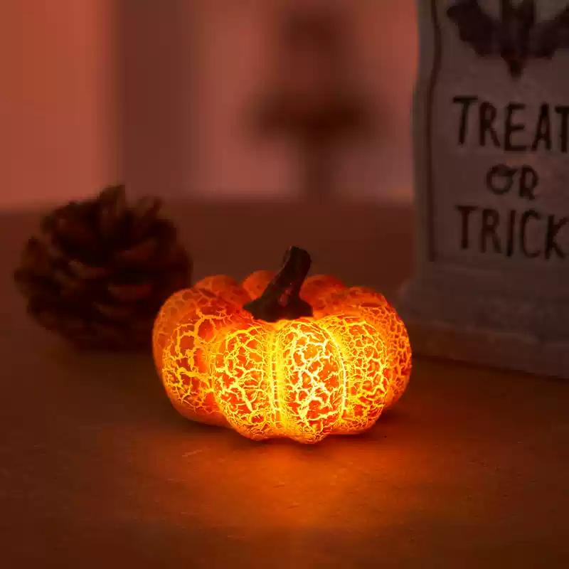 Lumière nocturne LED citrouille cassée - Cadeau parfait pour les enfants et les filles