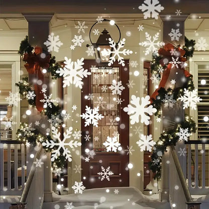 Floroux Christmas Projector | Snowflake Light Show | Indoor and Outdoor Festive Lighting