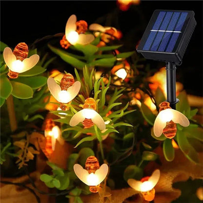 SolarBee – Guirlande lumineuse alimentée par solar pour l'extérieur