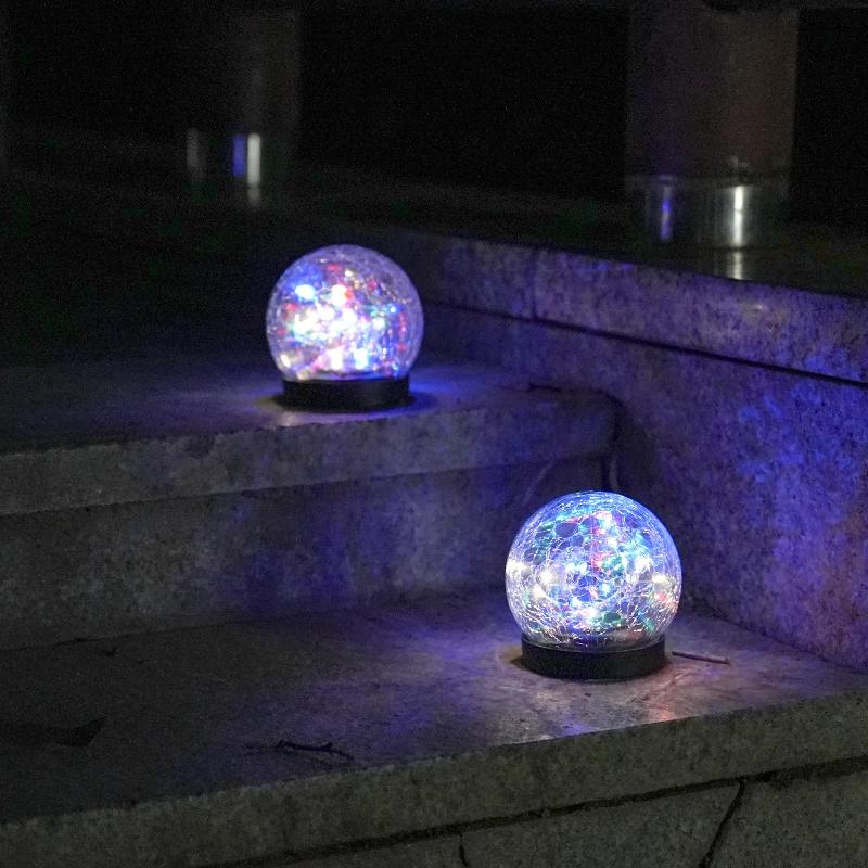 Floroux | Lumière extérieure LED solaire étanche avec des fleurs de pêcher