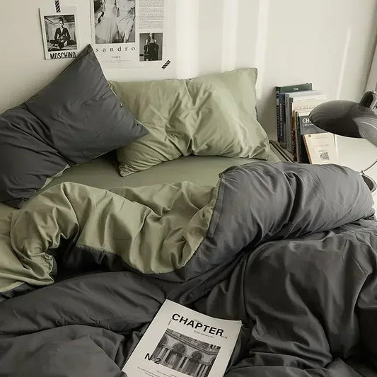 Floroux Housse de couette réversible