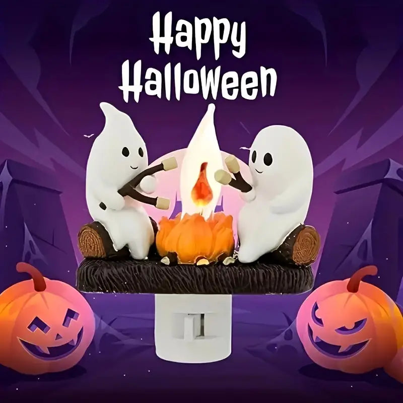 Floroux Halloween Night Glow | Scary LED Lamp | Atmospheric Halloween Decor for the Home