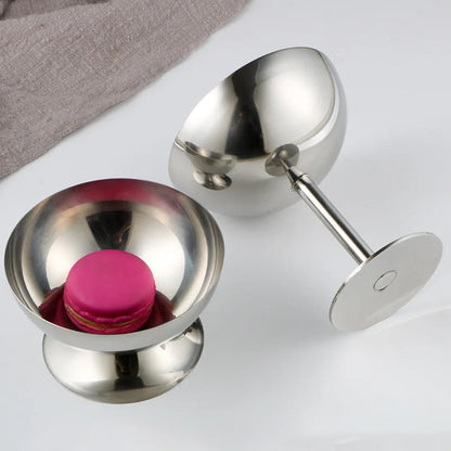 Bol en acier inoxydable pour glace et salade