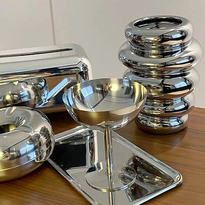 Bol en acier inoxydable pour glace et salade