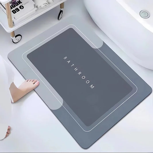 Floroux | Tapis de bain hautement absorbant antidérapant