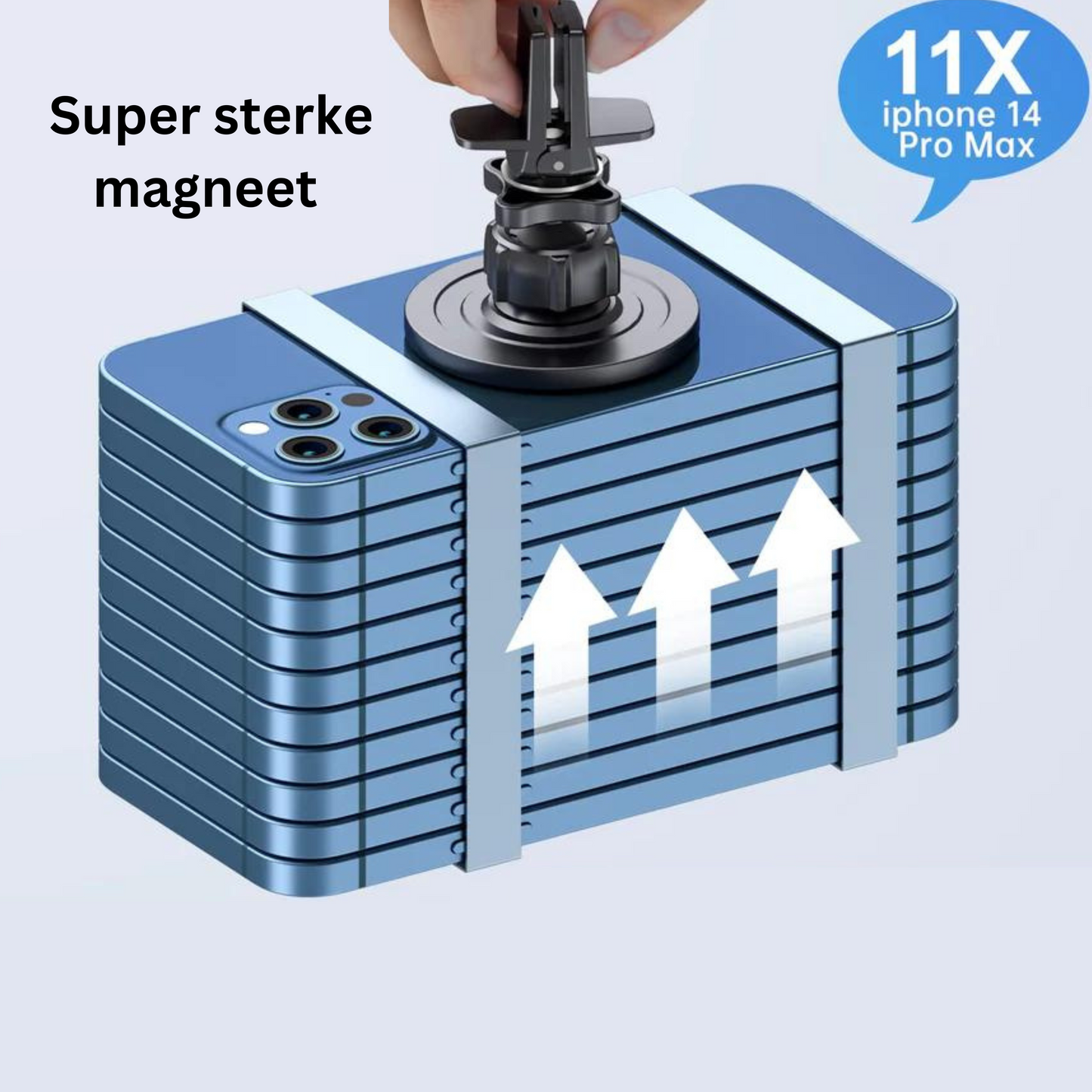 EliteGrip 360° - Support de Téléphone Magnétique de Voiture Élégant