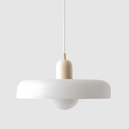 Floroux Halo Lumineux - Lampe suspendue en verre et métal | Éclairage élégant et moderne