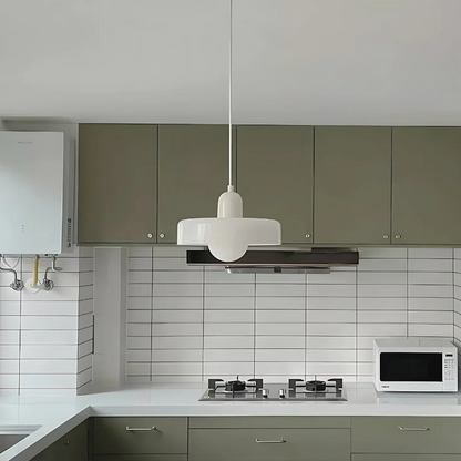 Floroux Halo Lumineux - Lampe suspendue en verre et métal | Éclairage élégant et moderne