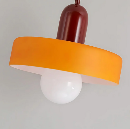 Floroux Halo Lumineux - Lampe suspendue en verre et métal | Éclairage élégant et moderne