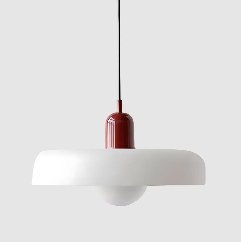 Floroux Halo Lumineux - Lampe suspendue en verre et métal | Éclairage élégant et moderne