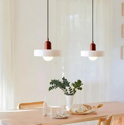 Floroux Halo Lumineux - Lampe suspendue en verre et métal | Éclairage élégant et moderne