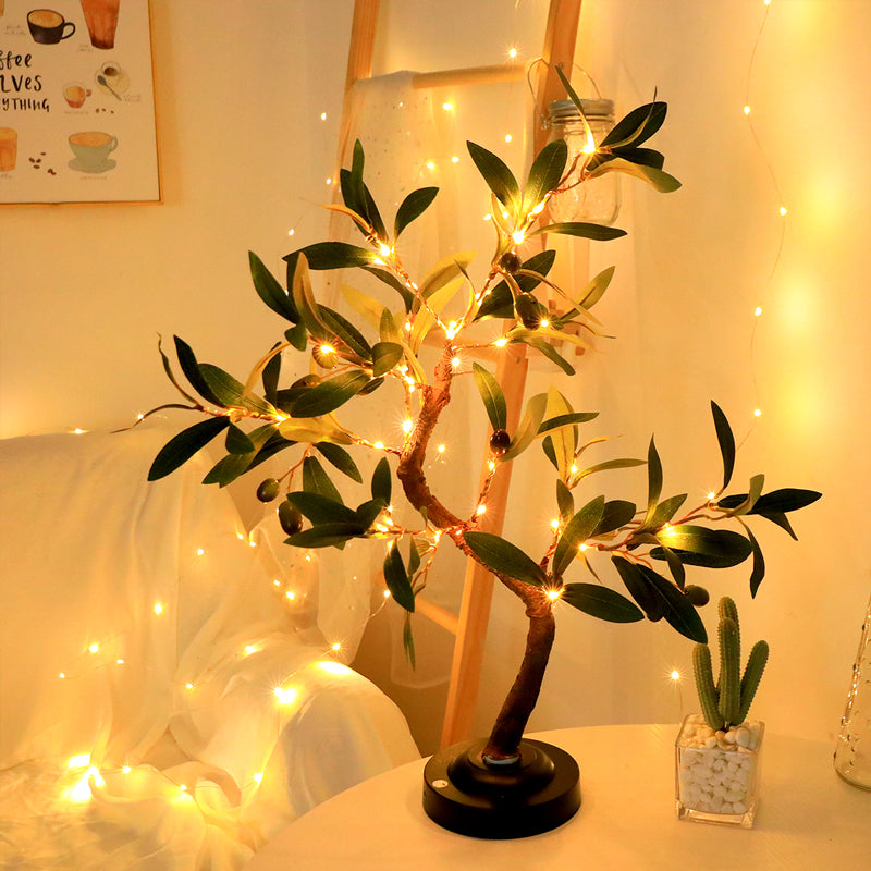 LED table lamp Floroux in tree shape | Atmospheric decorative lighting | Wireless and energy-efficient
