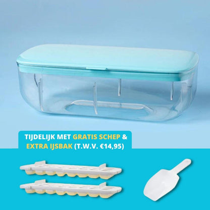 CoolCatcher – Pratique Fabricant de Glace avec Bac de Récupération