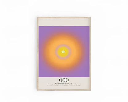 Affiche du Numéro d'Ange 666 : Décor de Réveil Spirituel & Méditation
