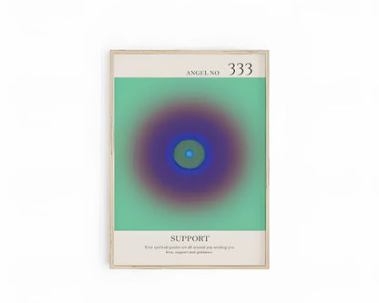 Affiche du Numéro d'Ange 666 : Décor de Réveil Spirituel & Méditation