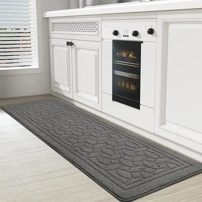 Tapis de sol ergonomique antidérapant de luxe bleu marine anti-fatigue